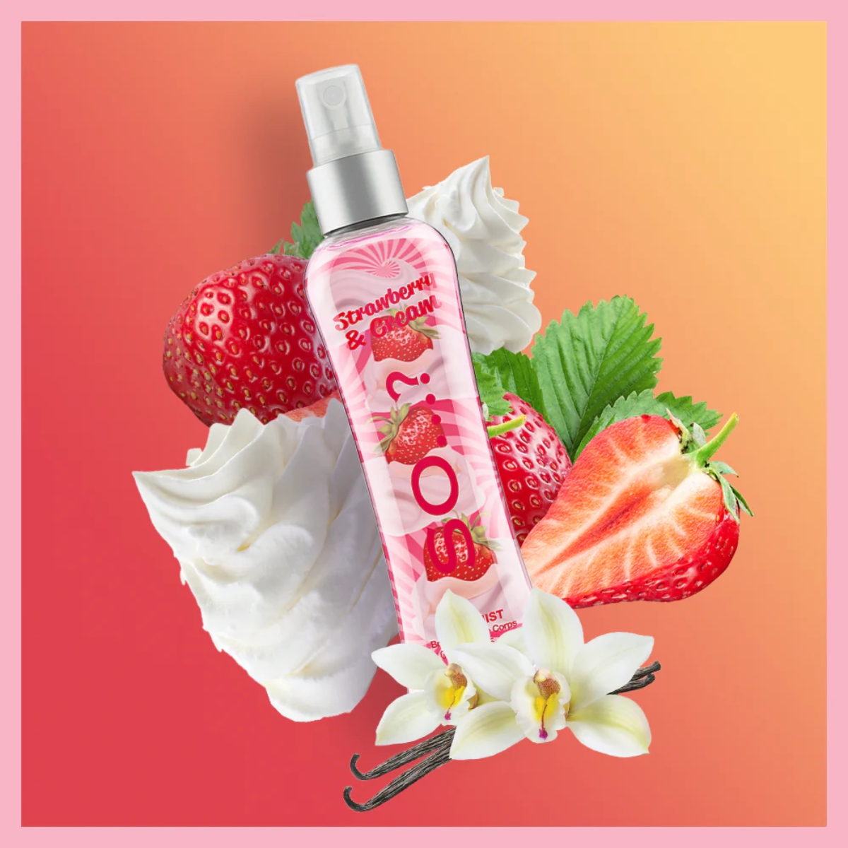 Մարմնի սփրեյ So...? Strawberry & Cream 100 մլ - Image 5