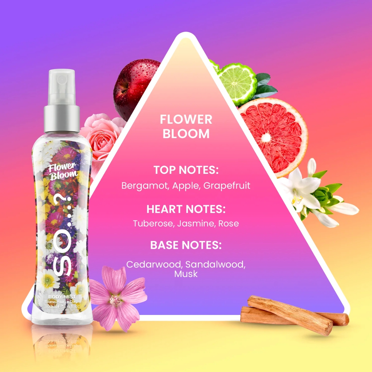 Մարմնի սփրեյ So...? Flower Bloom 100 մլ - Image 2