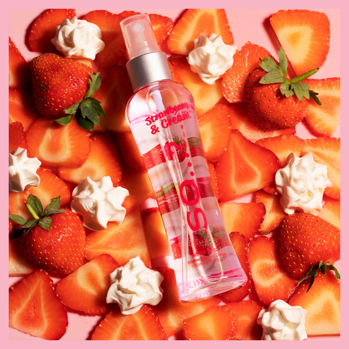 Մարմնի սփրեյ So...? Strawberry & Cream 100 մլ - Image 4