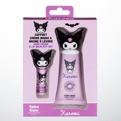 Հավաքածու ձեռքի կրեմ և շուրթերի բալզամ Kuromi