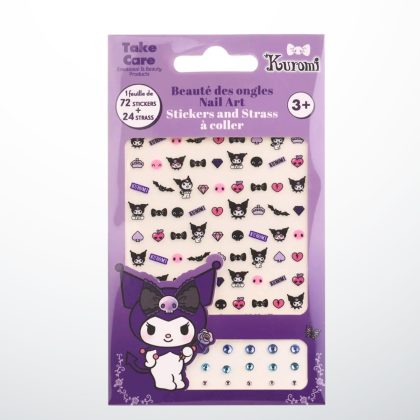Եղունգների կպչուն ստիկերներ Kuromi