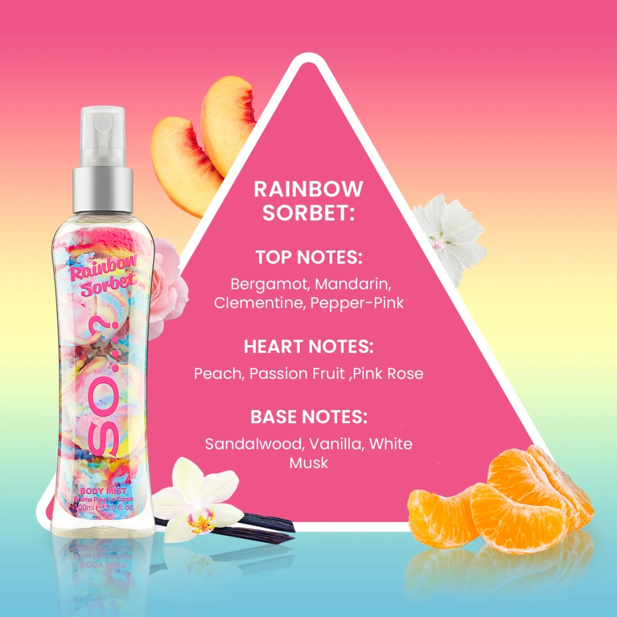 Մարմնի սփրեյ So...? Rainbow Sorbet 100 մլ - Image 3
