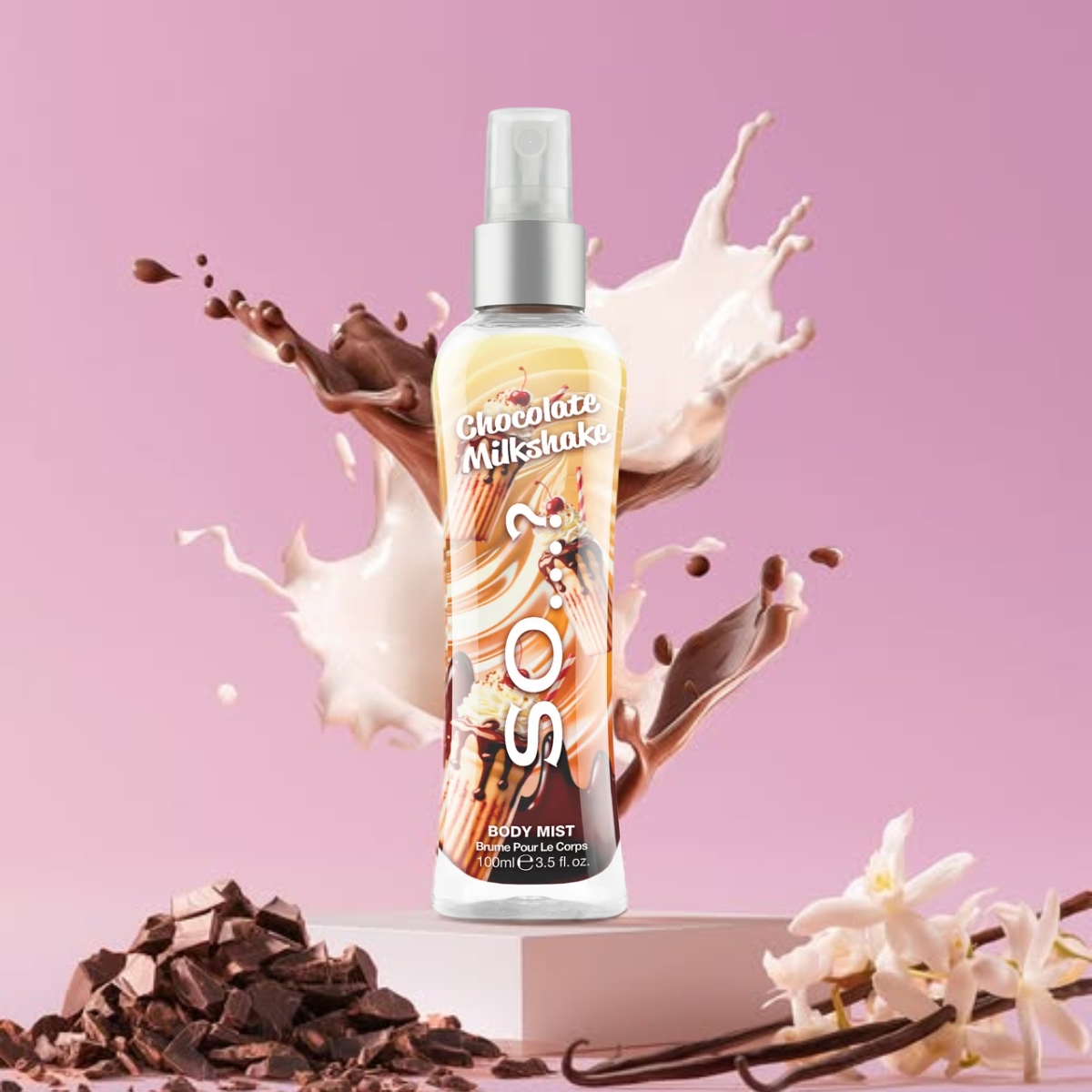 Մարմնի սփրեյ So...? Chocolate milkshake 100 մլ - Image 3
