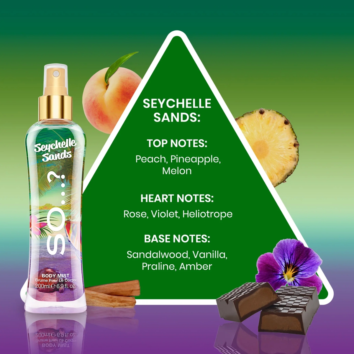 Մարմնի սփրեյ So...? Seychelles Sand 200 մլ - Image 2