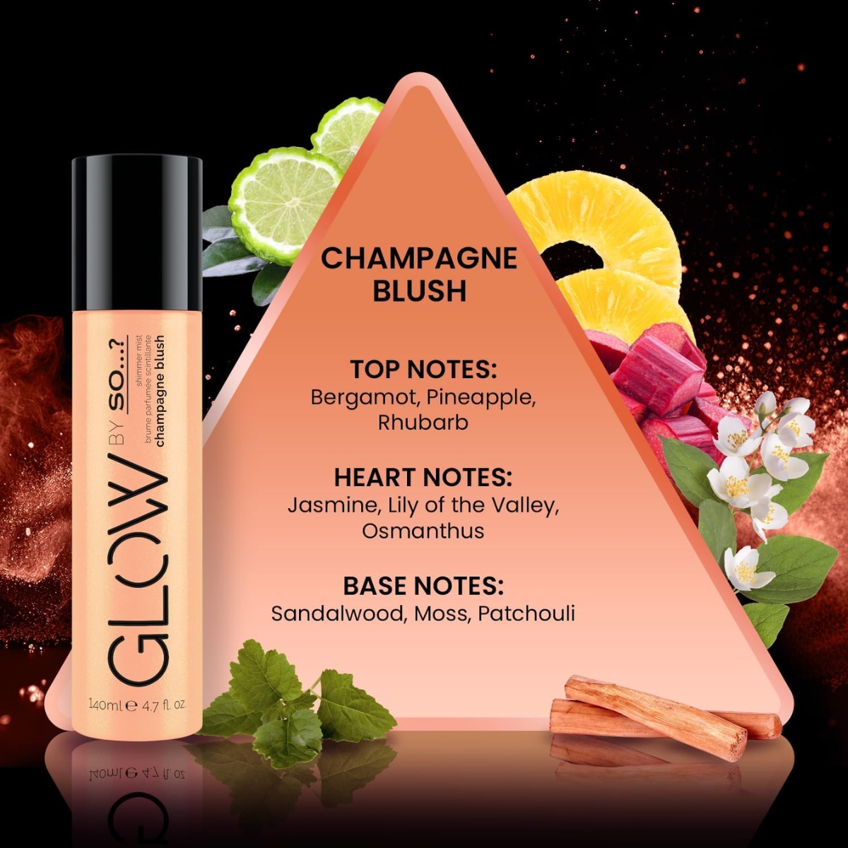 Մարմնի շիմեր So...? Champagne Blush 140 մլ - Image 2