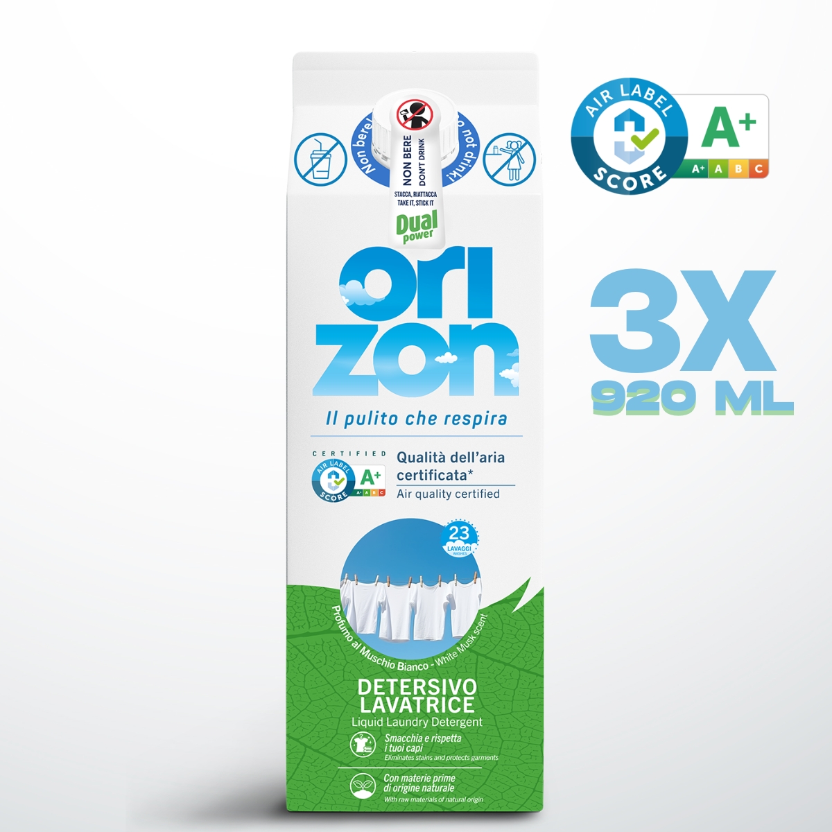 Լվացքի ունիվերսալ հեղուկ, Orizon, 2.7 լ