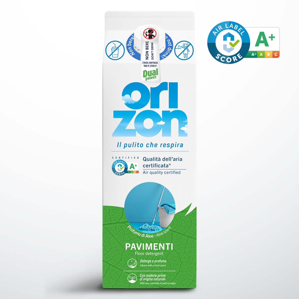 Հատակ մաքրող միջոց Orizon Dual Power 925 մլ